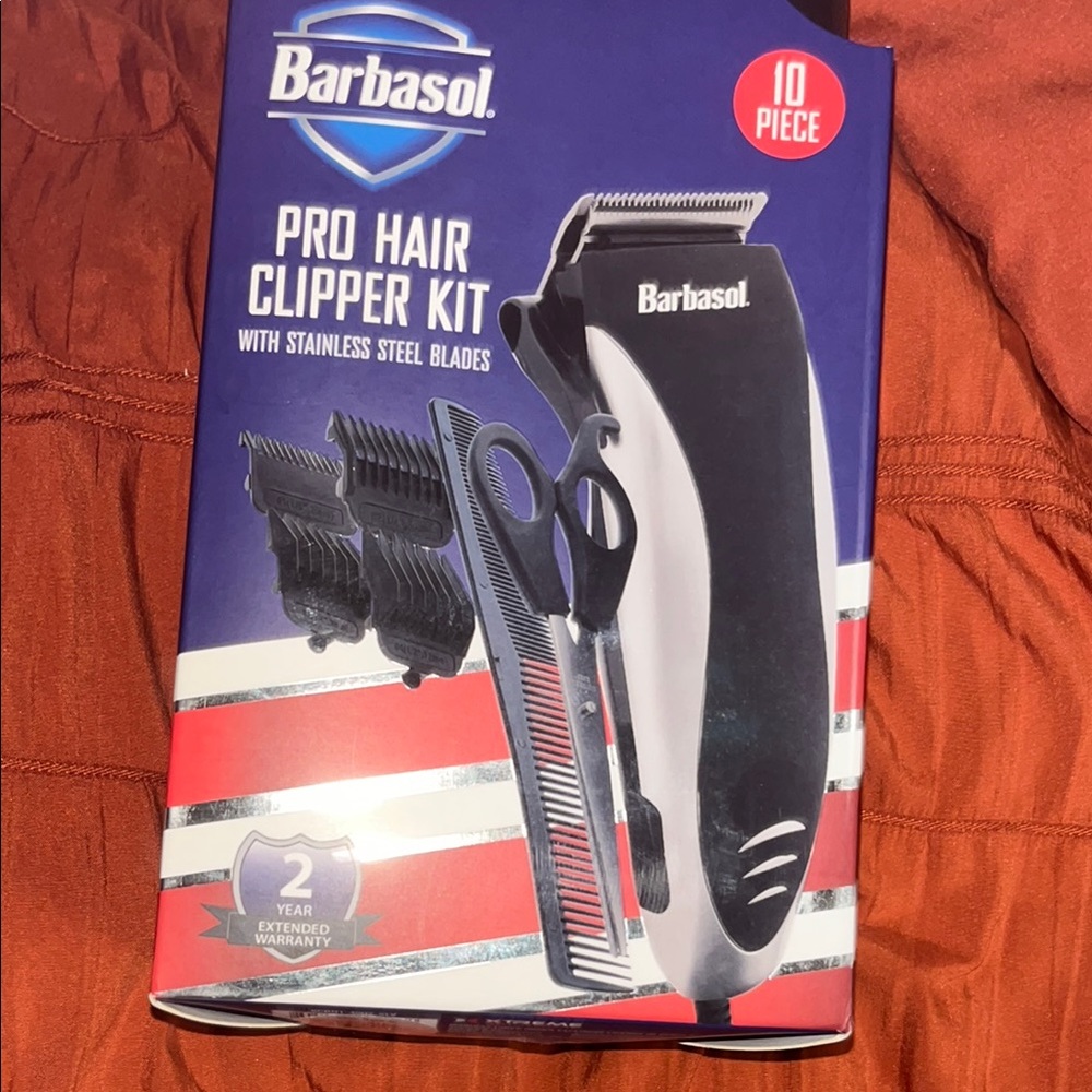 Barbasol Black Pro Hair Clipper Kit